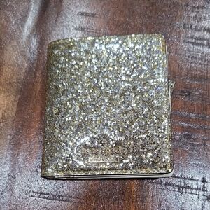 Kate Spade Shimmering Gold Card Holder Wallet